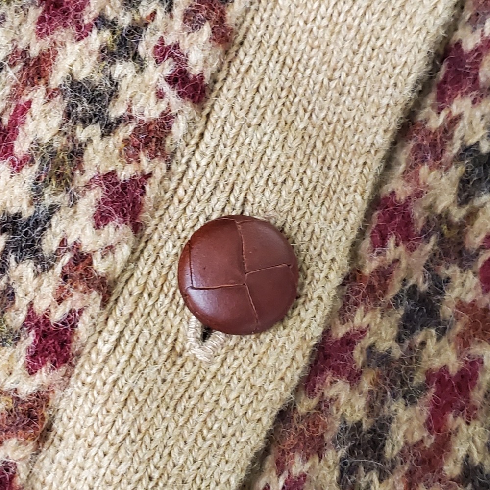 Vintage Orvis Womens Shetland Wool Academia Button Cardigan Sweater Size XL - Picture 5 of 9